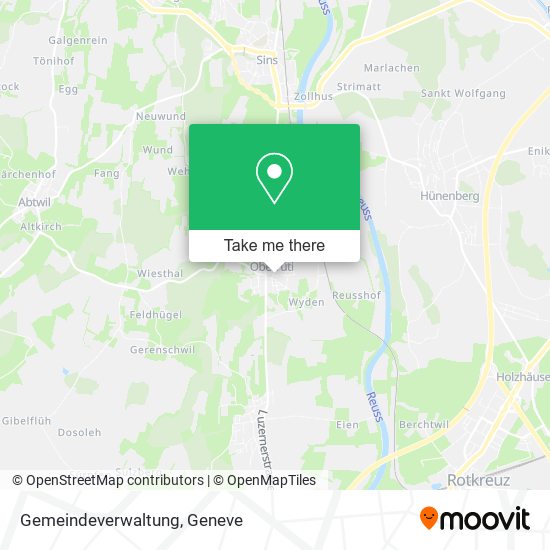 Gemeindeverwaltung map