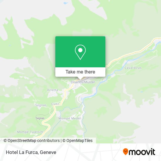 Hotel La Furca plan