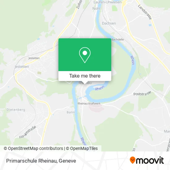 Primarschule Rheinau map