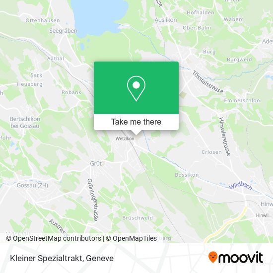 Kleiner Spezialtrakt map