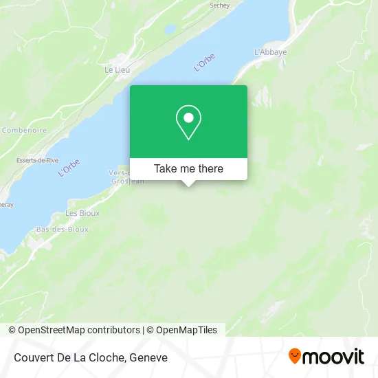 Couvert De La Cloche map