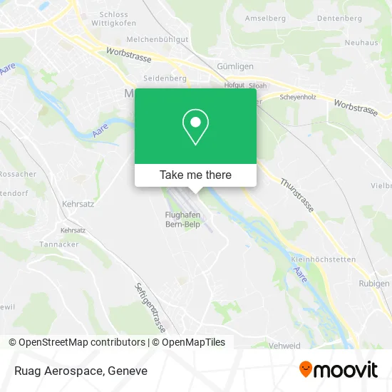 Ruag Aerospace map