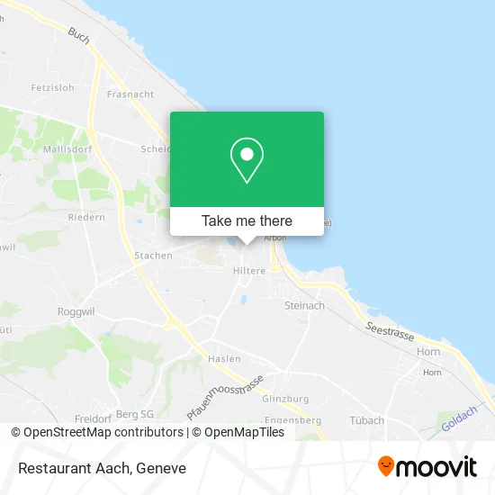 Restaurant Aach map