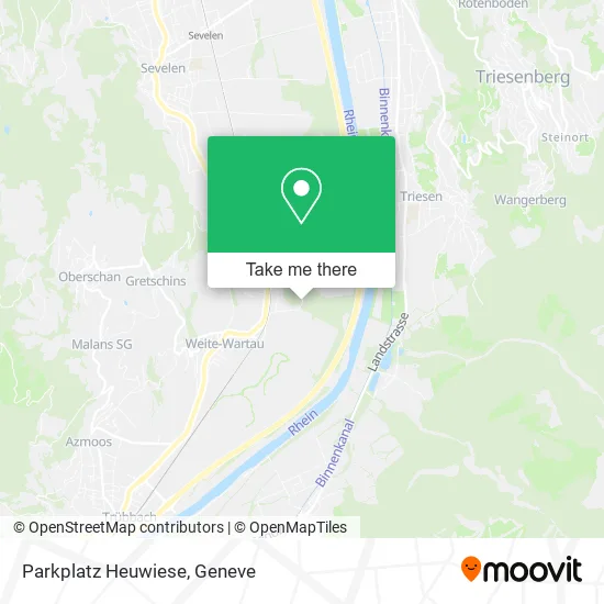 Parkplatz Heuwiese map