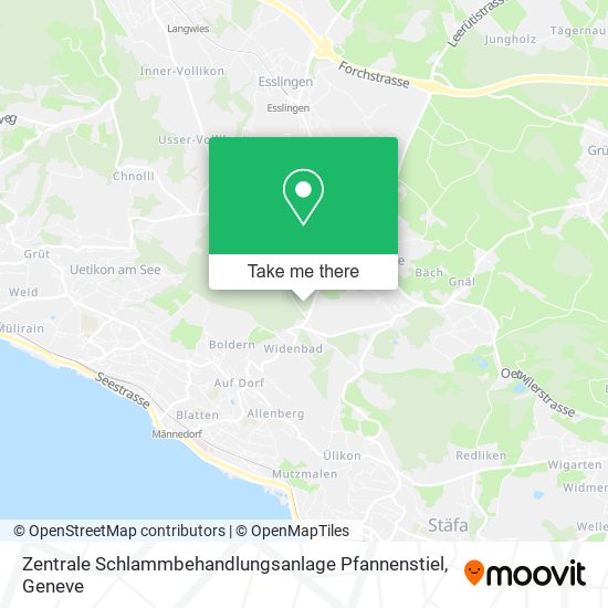 Zentrale Schlammbehandlungsanlage Pfannenstiel map