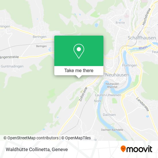 Waldhütte Collinetta map