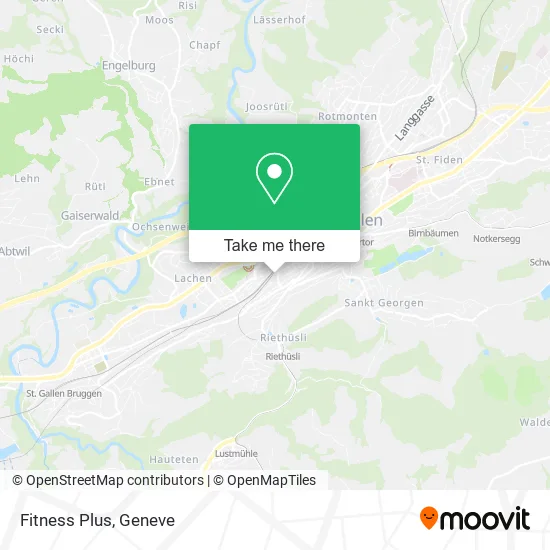 Fitness Plus map