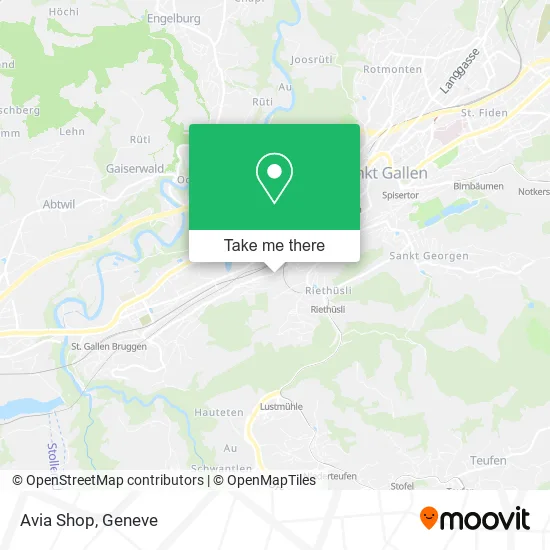 Avia Shop map