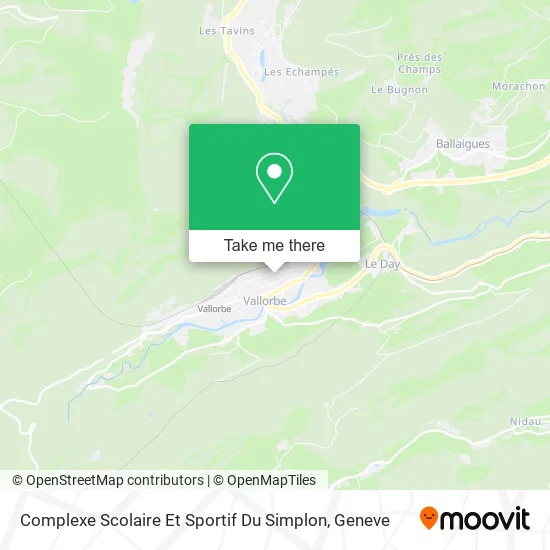 Complexe Scolaire Et Sportif Du Simplon plan