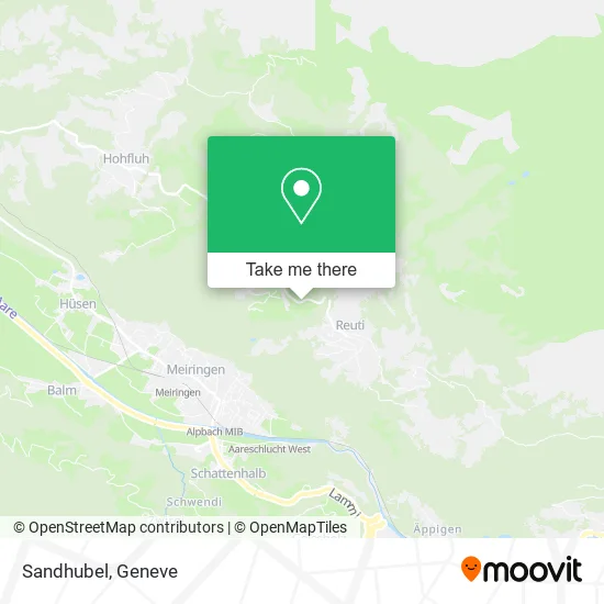 Sandhubel map