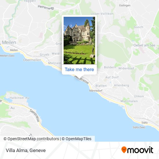 Villa Alma map