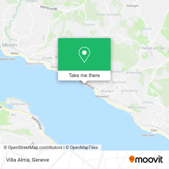 Villa Alma map