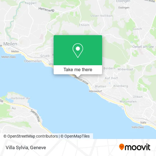 Villa Sylvia map