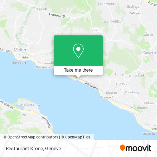 Restaurant Krone map