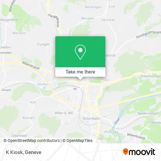 K Kiosk map