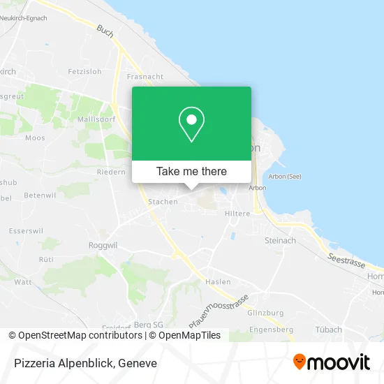 Pizzeria Alpenblick map