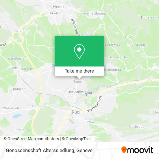Genossenschaft Alterssiedlung map