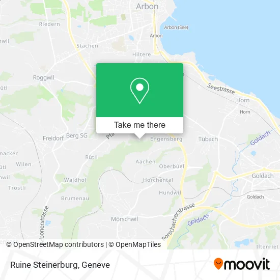 Ruine Steinerburg map