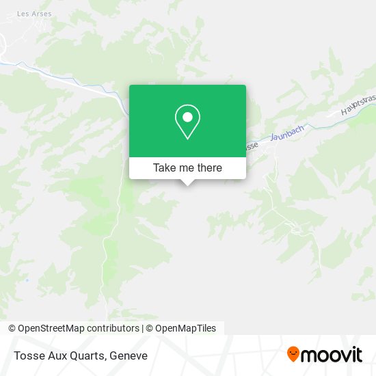 Tosse Aux Quarts map