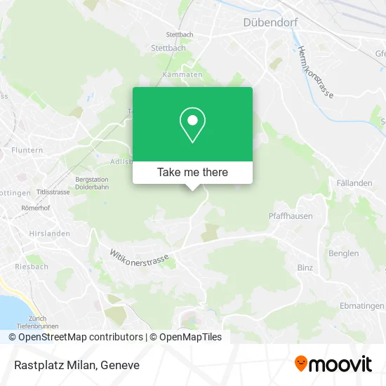 Rastplatz Milan map