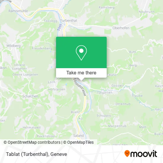 Tablat (Turbenthal) map