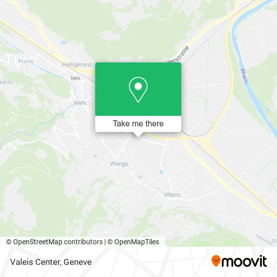 Valeis Center map