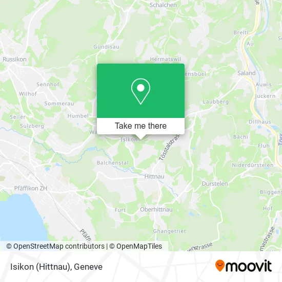 Isikon (Hittnau) map