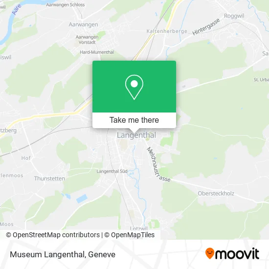 Museum Langenthal map