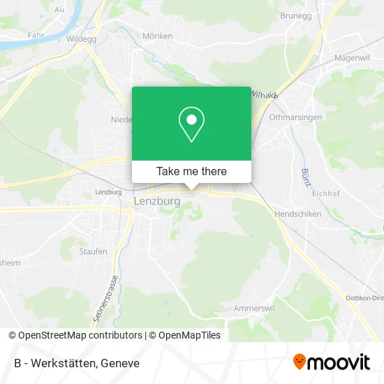 B - Werkstätten map