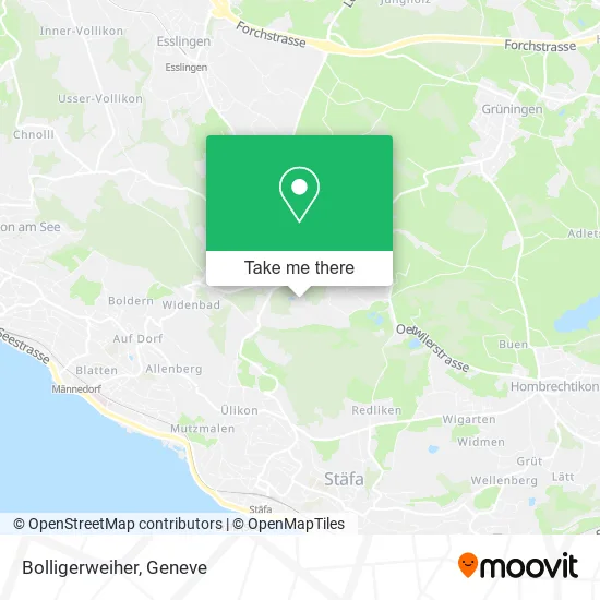 Bolligerweiher map