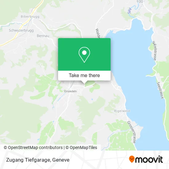 Zugang Tiefgarage map