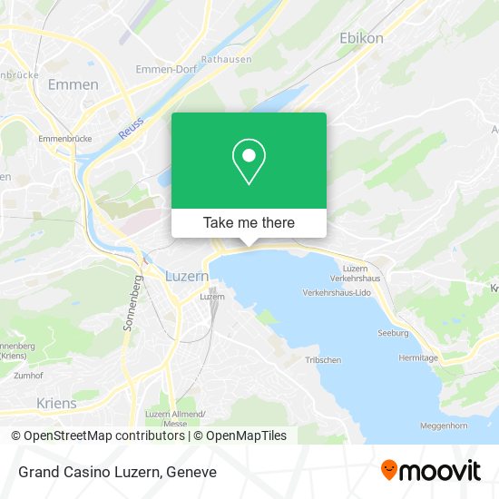 Grand Casino Luzern map
