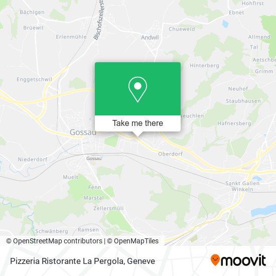 Pizzeria Ristorante La Pergola map