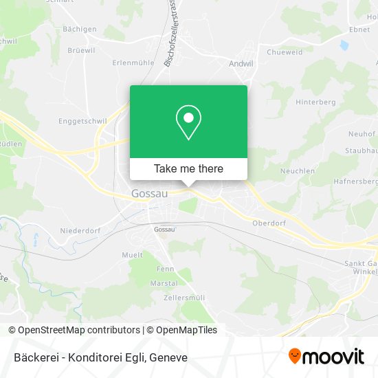 Bäckerei - Konditorei Egli map
