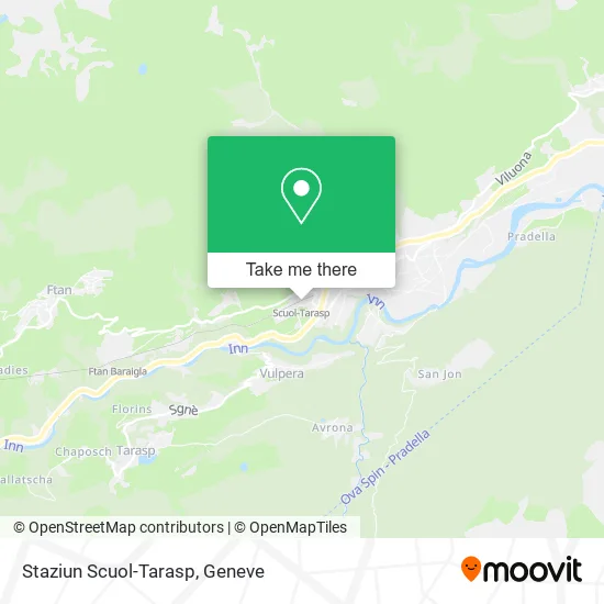 Staziun Scuol-Tarasp map