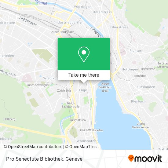 Pro Senectute Bibliothek map