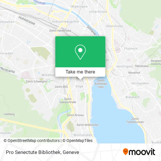 Pro Senectute Bibliothek map