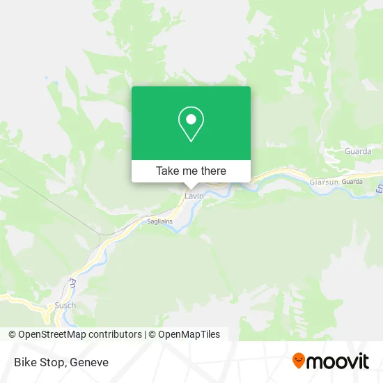 Bike Stop map
