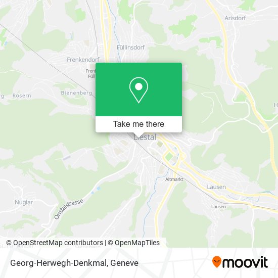 Georg-Herwegh-Denkmal map