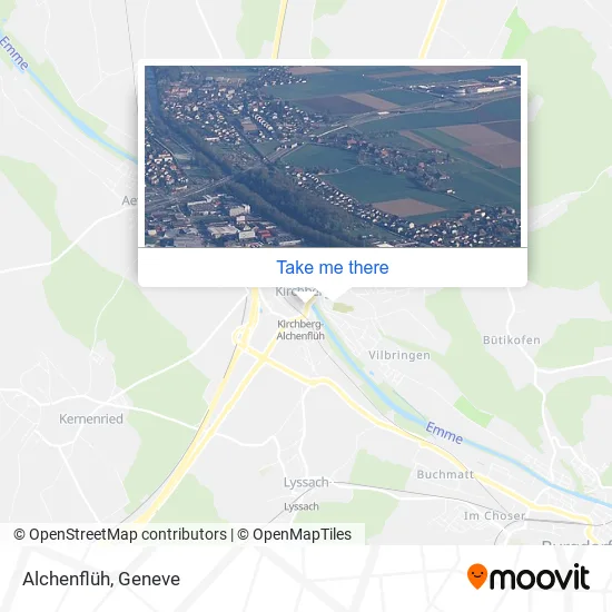 Alchenflüh map