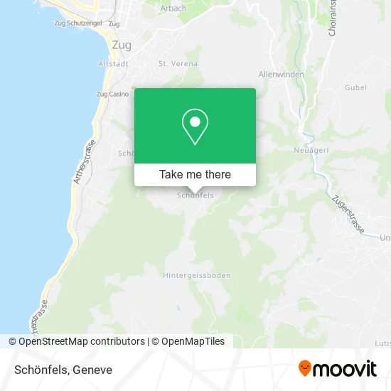 Schönfels map