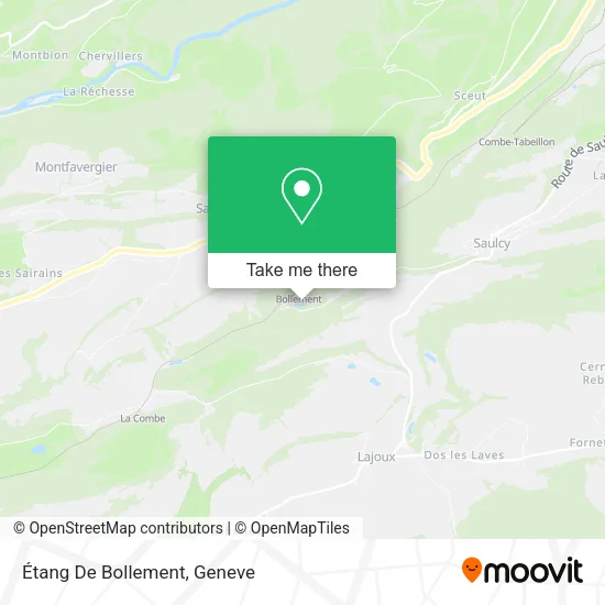 Étang De Bollement map