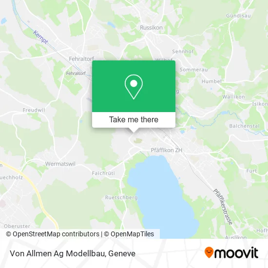 Von Allmen Ag Modellbau map