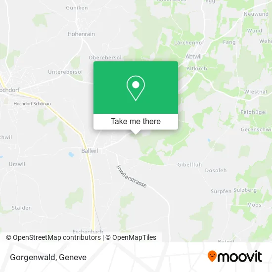 Gorgenwald map