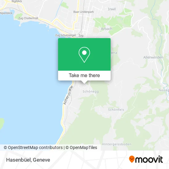 Hasenbüel map