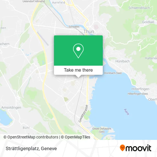 Strättligenplatz map