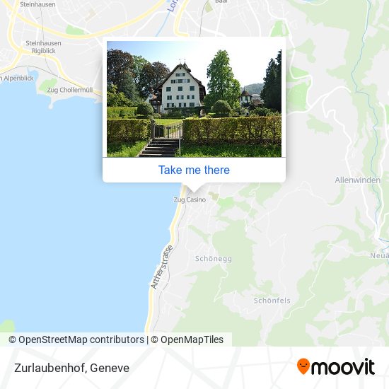 Zurlaubenhof map