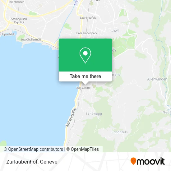 Zurlaubenhof map