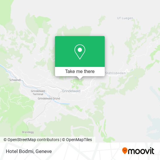 Hotel Bodmi map