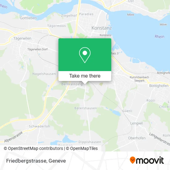 Friedbergstrasse map